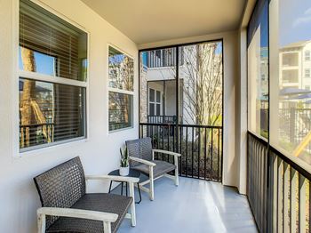 Relaxing patio or balconies